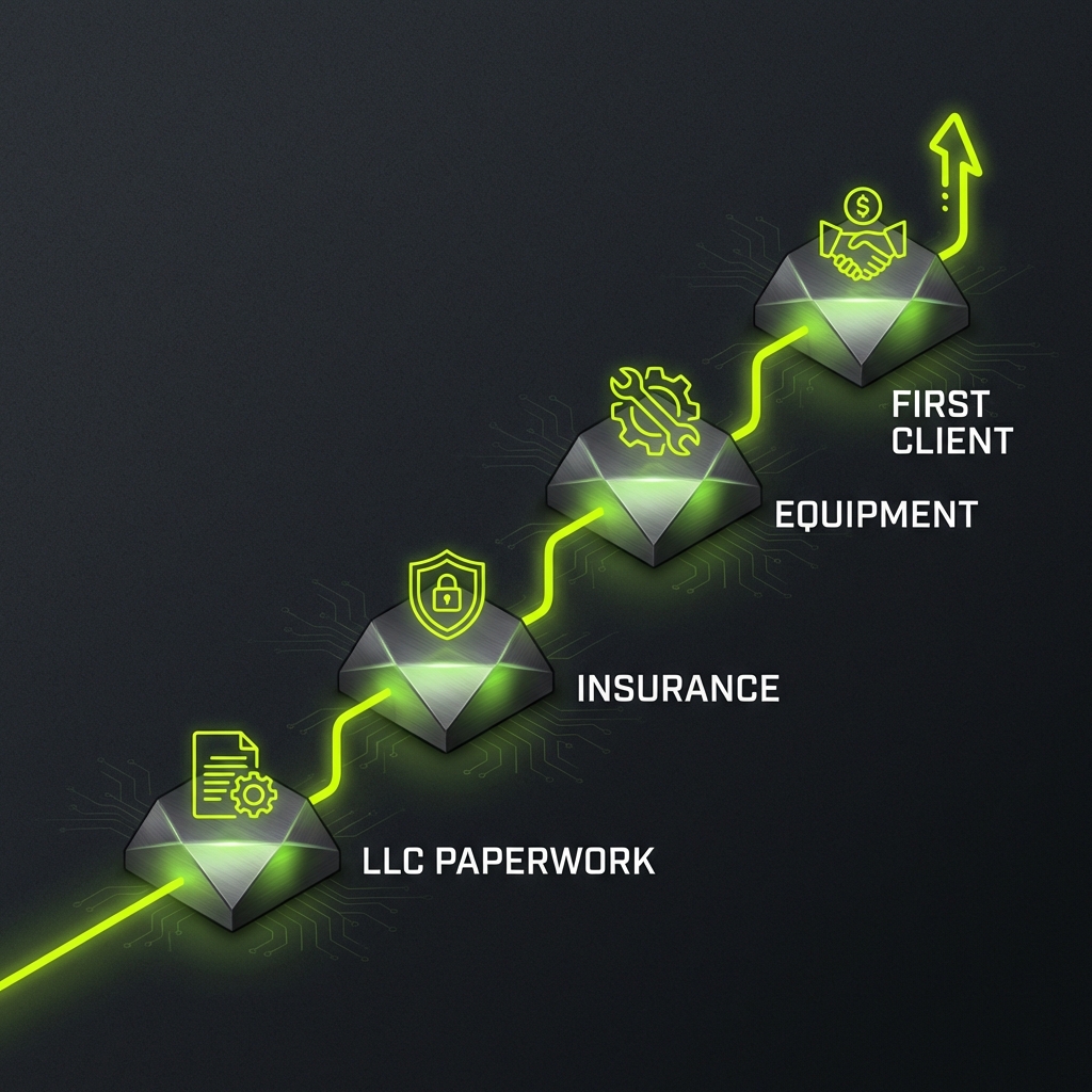 Startup Checklist Map